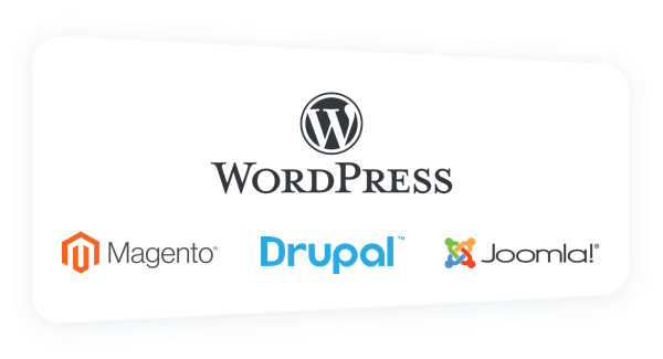 Install WordPress, Drupal, etc. with a single click