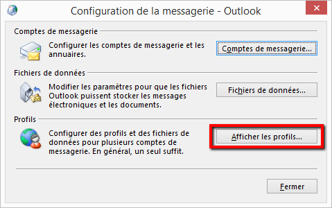 Afficher les Profils