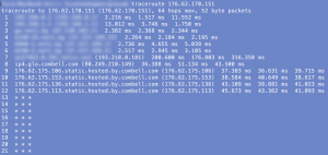 Saisissez la commande