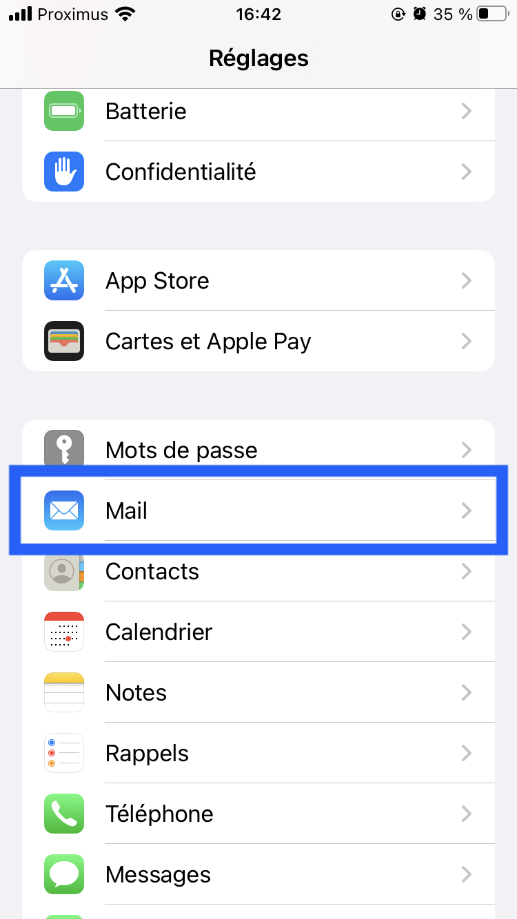 iOS Mail fr1