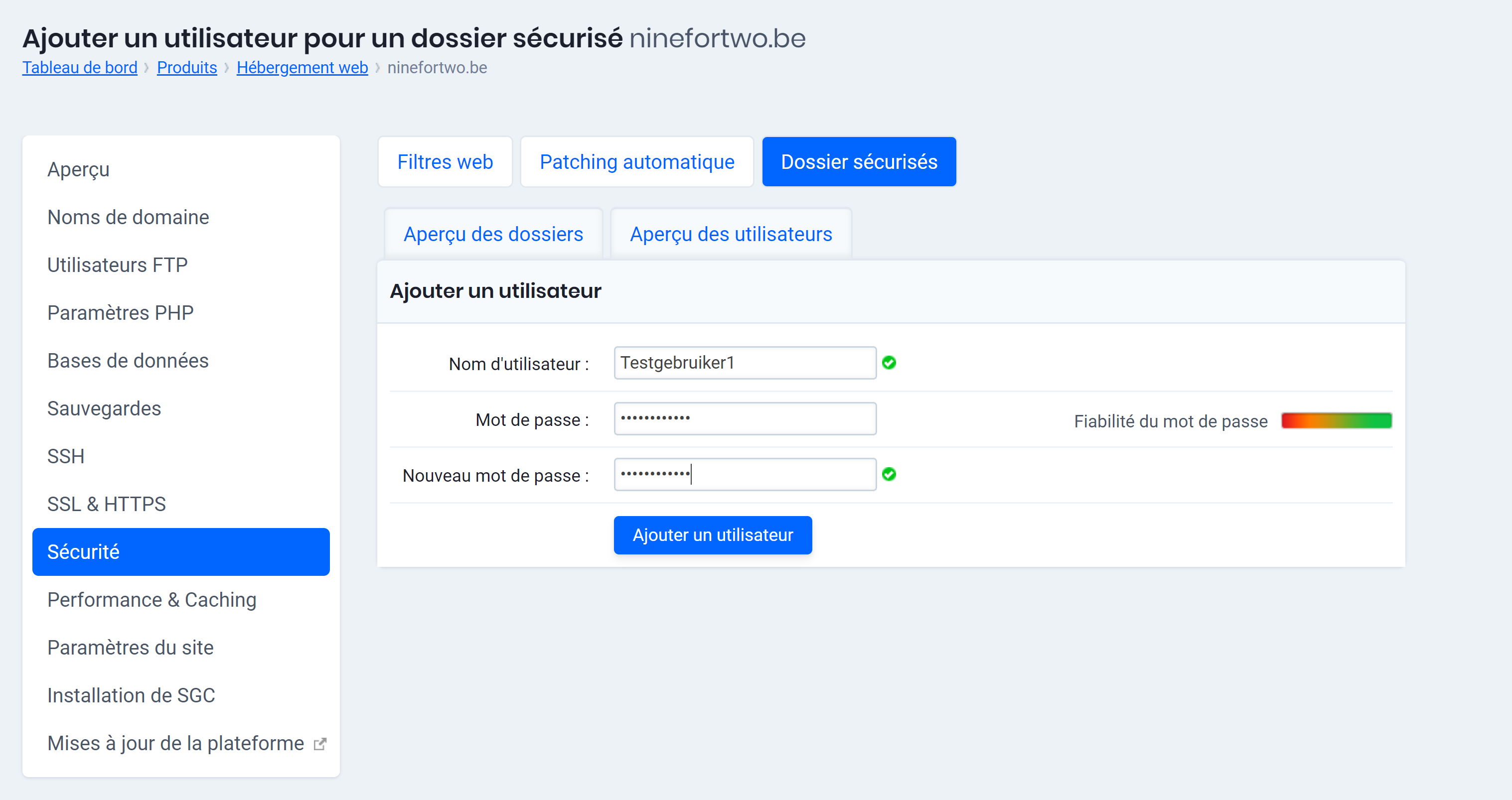 ajouter un utilisateur