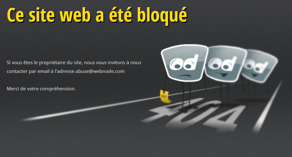 ce site web a ete bloque