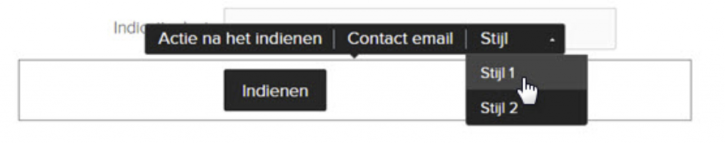 formulier kies stijl