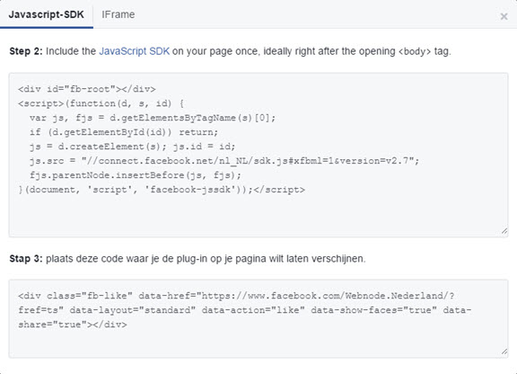 facebook developers html